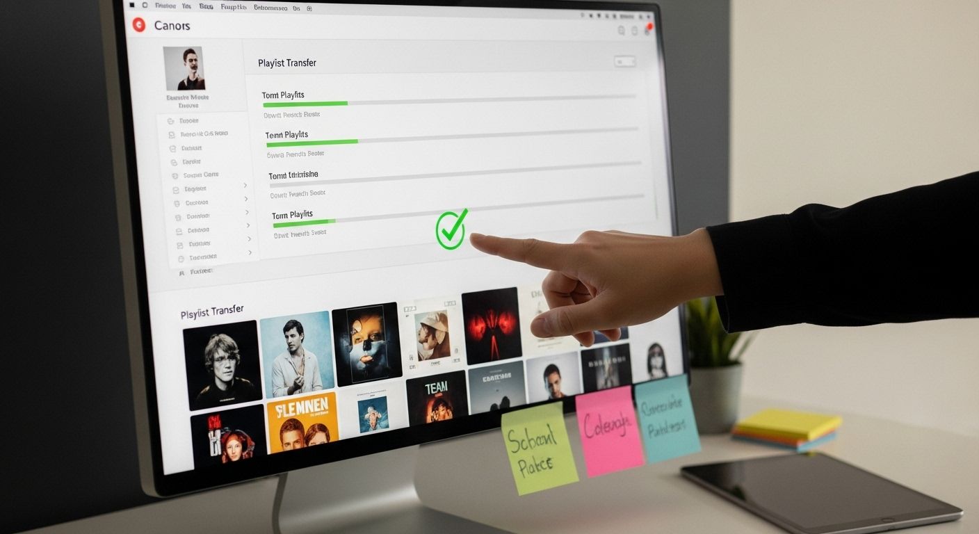 playlist transfer process