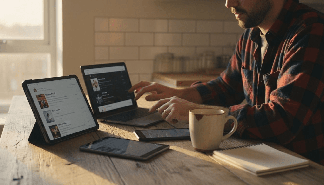 Synchronizing music playlists across multiple devices
