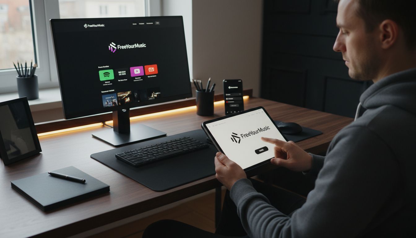 install freeyourmusic app workstation