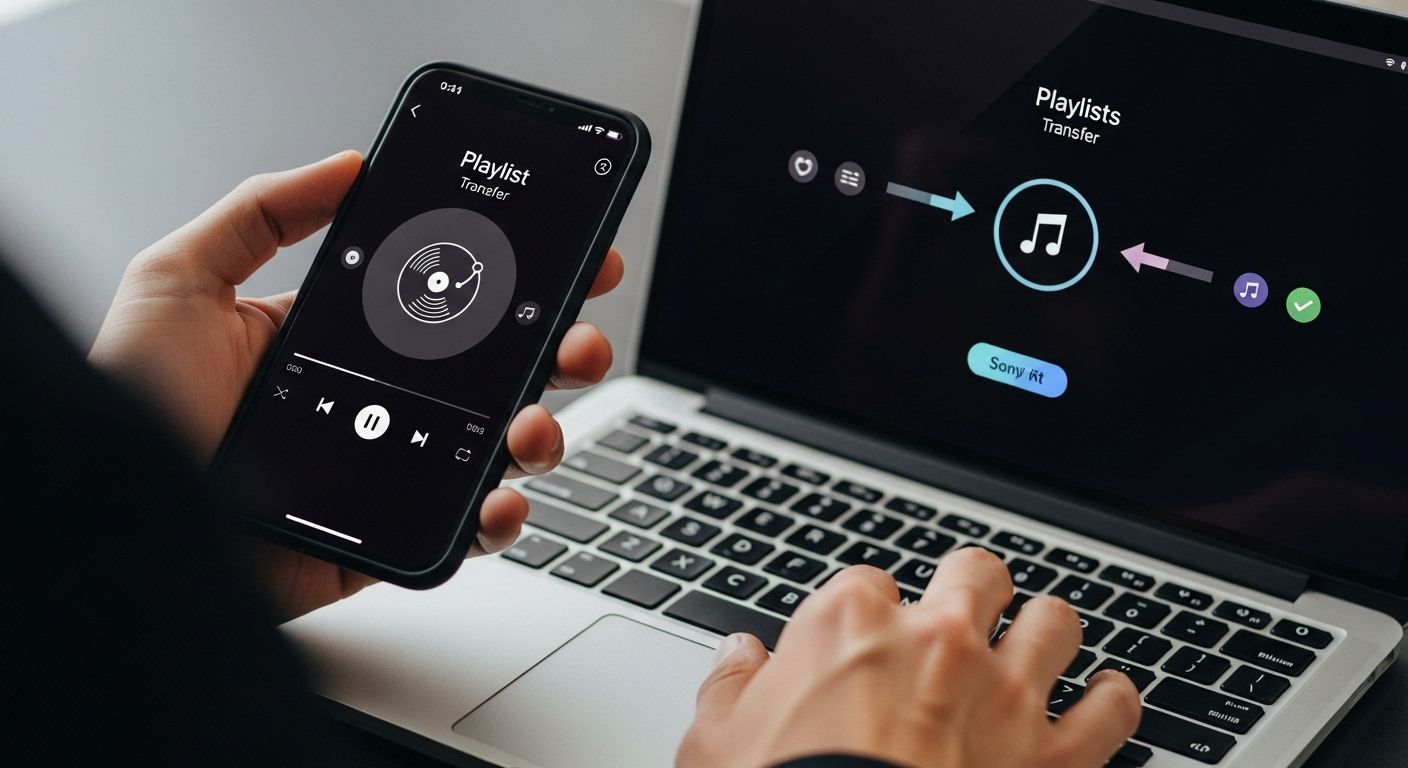 music transfer app workflow