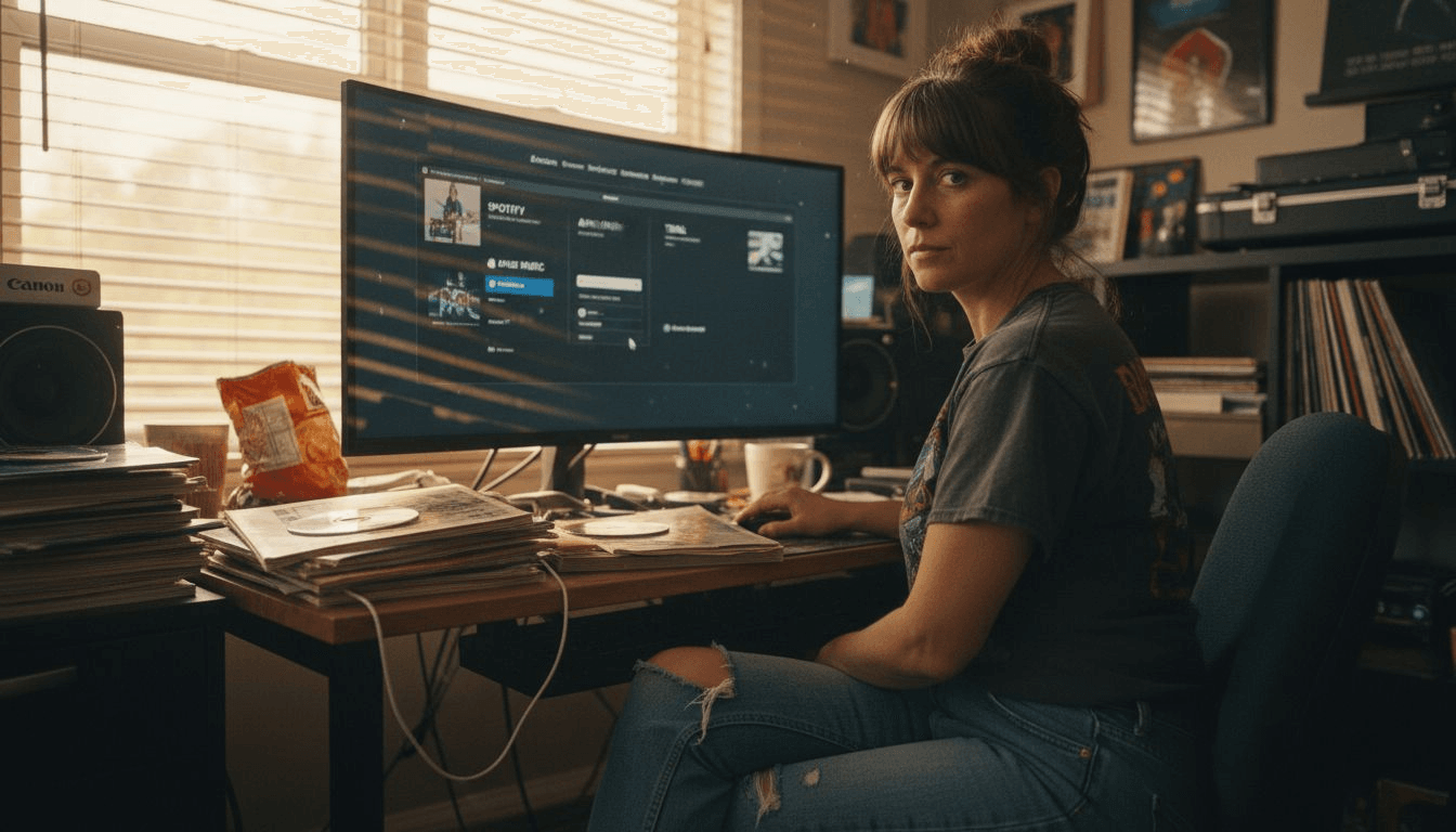 User logging into different streaming accounts