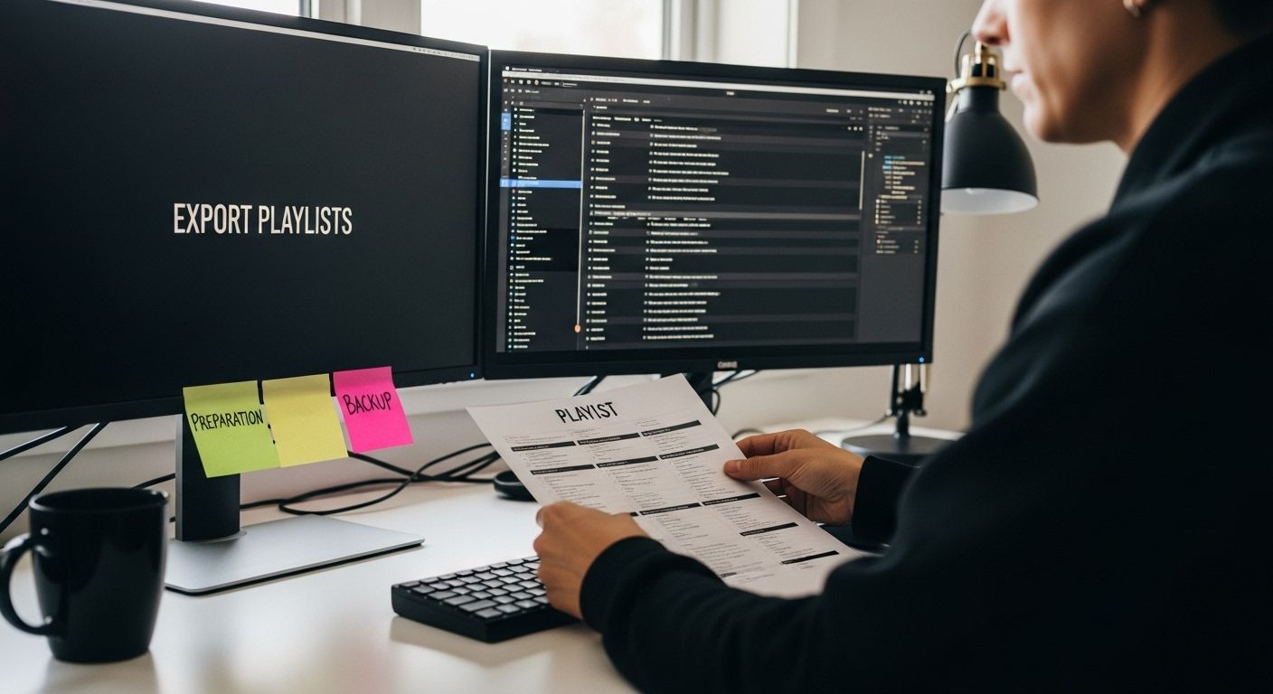 playlist backup preparation migration
