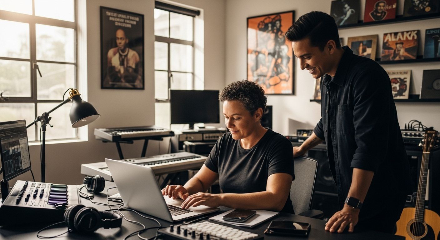 Playlist Backup Arbeitsplatz Musiker